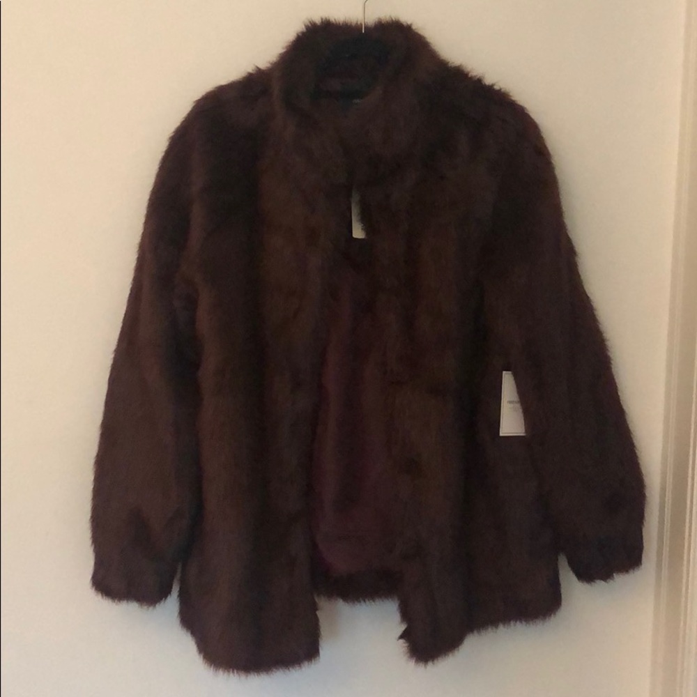 Forever 21 fuzzy coat